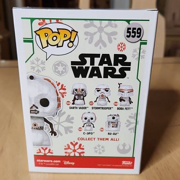 Funko Pop Star Wars C-3PO snowman bobblehead #559 - Picture 2 of 2